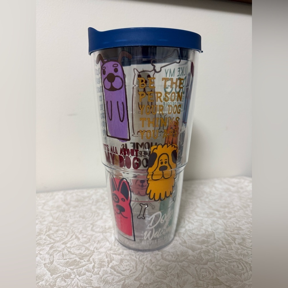 Tervis 24oz. Colorful Dog Sayings Print Tumbler with Blue Lid - Picture 3 of 7